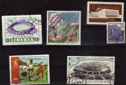 Lot  N° 74  Oblitere   Football Soccer Fussball Stade - Used Stamps