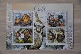 M1 - 47 ++  2012 UGANDA UIL OWL BIRD OISEAU VOGEL  ++ MNH POSTFRIS ** - Oeganda (1962-...)