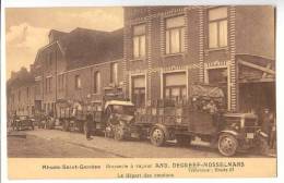 E1309  -  ST-GENESIUS-RODE  -- RHODE-ST-GENESE  -  Brasserie à Vapeur DEGREEF-MOSSELMANS  -  Le Départ Des Camions - St-Genesius-Rode