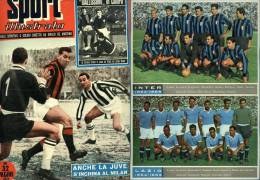 CALCIO MILAN JUVENTUS INTER LAZIO CICLISMO TENNIS MOTOCICLISMO LORENZETTI 1955 - Deportes