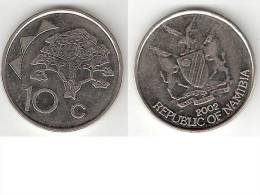 *namibia 10 Cents 2002  Km 2 - Namibië