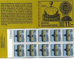 SWEDEN/SVERIGE - 1977  UPPSALA UNIVERSITY  BOOKLET    MINT NH - 1951-80