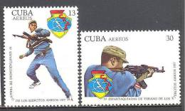 Cuba: Yvert N°A262/3**; MNH; Tir - Airmail
