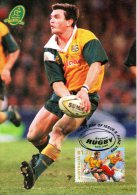 AUSTRALIE. N° 1756 Sur Carte Maximum De 1999. Daniel Herbert. - Rugby