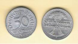 ALEMANIA - GERMANY - WEIMAR  50 Pfennig 1920A - Autres & Non Classés