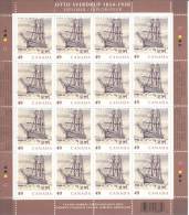 Canada MNH Scott #2026 Complete Sheet Of 16 49c Otto Sverdrup With Variety #2026ii Position 11 - Fogli Completi