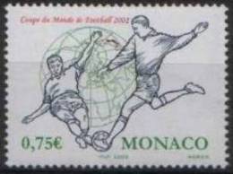 Monaco Coupe Du Monde  N° 2350 ** CM De 2002 En Corée - Ballon - Joueurs - 2002 – Corea Del Sud / Giappone