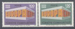 1969 Turchia,  Europa CEPT , Serie Completa Nuova (**) - 1969