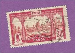 COLONIES FRANCAISES GABON  TIMBRE N° 85 OBLITERE - Altri & Non Classificati