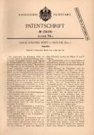Original Patentschrift - L. Perry In Slough , England , 1901 , Inkpot , Tintenfass , Ink  !!! - Inkwells