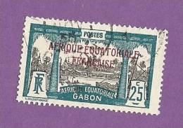 COLONIES FRANCAISES GABON TIMBRE N° 96 OBLITERE - Andere & Zonder Classificatie