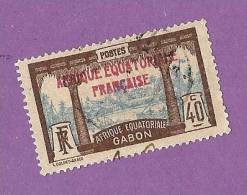 COLONIES FRANCAISES GABON TIMBRE N° 100 OBLITERE - Altri & Non Classificati