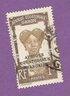 COLONIES FRANCAISES GABON TIMBRE N° 105 OBLITERE - Altri & Non Classificati