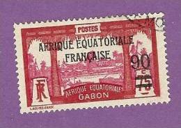 COLONIES FRANCAISES GABON TIMBRE N° 110 OBLITERE - Altri & Non Classificati