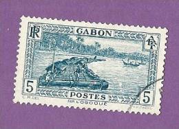 COLONIES FRANCAISES GABON TIMBRE N° 128 OBLITERE - Altri & Non Classificati