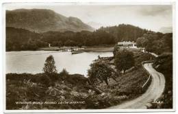 WINDING ROAD ROUND LOCH AFFARIC / POSTMARK - DINGWALL / ADDRESS - LONDON, GOLDERS GREEN, LYTTELTON ROAD, EASTHOLM - Inverness-shire