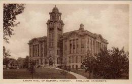 New York Syracuse University Lyman Hall Of Natural History  Artvue - Syracuse