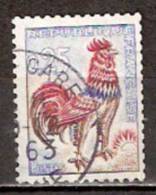 Timbre France Y&T N°1331 (04) Obl.  Coq De Decaris. 0.25 F. Outremer, Carmin Et Brun. Cote 0,15 € - 1962-1965 Hahn (Decaris)