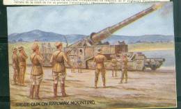 Siege Gun On Railway Mounting   - Bcb105 - Equipment