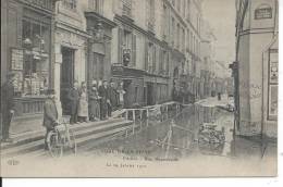 PARIS - VIe -  Rue Hautefeuille - Crue De La Seine - 29 Janvier 1910 - Arrondissement: 06