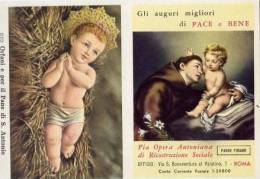 Calendarietto - Pia Opera Antoniana Di Ricostruzione Scociale - Padre Funao - Roma 1964 - Petit Format : 1961-70