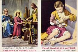 Calendarietto - Piccoli Derelitti - S.antonio - Roma 1961 - Petit Format : 1961-70