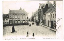 Postkaart / Carte Postale "Poperinge / Rousbrugge - Grote Markt / Grand'Place" - Poperinge