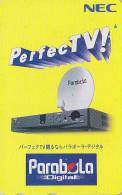 Télécarte Japon - ESPACE - Parabole - SPACE Japan Phonecard - Satellitenschüssel Telefonkarte - 408 - Spazio