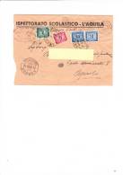 ITALIA 1951 - Sassone 98-99-104 Su Lettera - Portomarken