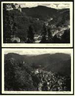 2 X Kurort Berneck / Fichtelgebirge - Blick Vom Rothersfelsen - Schlossberg - Ansichtskarte Ca.1930  (1611) - Bayreuth