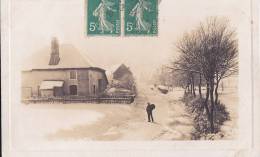 ¤¤  -  Carte Photo Non Situé  -  Les Vosges  -  Village Dans La Neige   -  ¤¤ - Lorraine