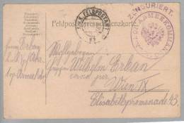 Österreich Feldpost 1915-01-26 Nr.93 Zensuriert K.u.K. 1.OP. Armeekommando - Briefe U. Dokumente