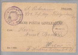 Österreich Feldpost 1914-09-11 Tabori Postahivatai K.u.K. Otocaror Infanterie Regiment Graf Jellaclo Nr.79 - Briefe U. Dokumente