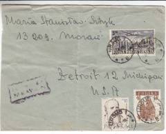 Avions - Usines - Pologne - Lettre De 1958 - Expédié Vers Les Etats Unis - Oblitération Ursus - Cartas & Documentos