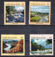New Zealand 1981 River Scenes Set Of 4 Used SG 1243-6 - Oblitérés