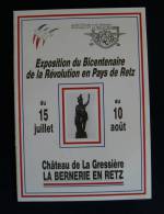 LA BERNERIE EN RETZ Château De La Gressière Exposition Bicentenaire Révolution PAYS DE RETZ - Pays De Loire