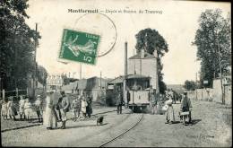 93-SEINE SAINT DENIS-MONTFERMEIL    DEPOT ET STATION DU TRAMWAY     ECRITE ‹(•¿• )› - Montfermeil