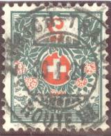 Heimat ZHS Zürich Route III 1921-01-28 Auf Porto Zu#31 Seltener Interner Stempel - Postage Due