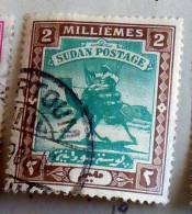 SUDAN 2 MILLIEMES USATO  LINGUELLA - Sudan (...-1951)