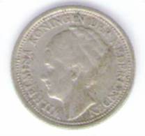 PAESI BASSI 10 CENTS 1937 AG - 10 Cent