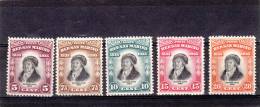 Delfico  Sassone 193-197*, Michel  215-219*  Yv.193/97*        012 - Unused Stamps