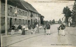 90-TERRITOIRE DE BELFORT-LACHAPELLE SOUS ROUGEMONT     LA GENDARMERIE  GENDARMES ECRITE ‹(•¿• )› - Sonstige & Ohne Zuordnung