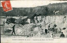 91-ESSONNE-SAINT CHERON    CARRIERES DU BOIS DES CLOCHES        ECRITE ‹(•¿• )› - Saint Cheron