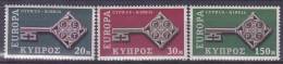 EUROPA - CEPT - Michel - 1968 - Cyprus - Nr 307/09 -  MNH** - Cote 4,00€ - 1968