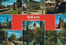 ACHERN A. D. Hornisgrinde - Carte Multivues - Circulée En 1971, 2 Scans - Achern