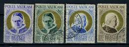 1951 - VATICANO - VATIKAN - Sass. 145/148 - Mi. 174/177 - Used - VAT.2646.42... - Used Stamps