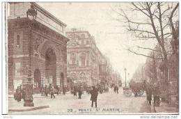 PARIS PORTE SAINT MARTIN. ANIMATIONS   REF 10515 - Arrondissement: 03