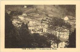 Isere -ref 122- L Albenc - La Place Vue Du Malan   -carte Bon Etat - - L'Albenc