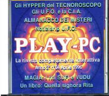 X PLAY PC CD ROM DOS WIN GLI UFO E LA CIA ALMANACCO DEI MISTERI NOTIZIARIO UFO MAGIA RITI SUFI VUDU - CD