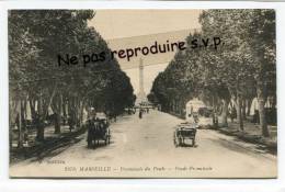 - 2476 - MARSEILLE - Promenade Du Prado, Attelages, Pas De Voitures, Non écrite, Très Bon état, Scans. - Castellane, Prado, Menpenti, Rouet